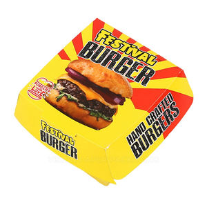 Custom Logo Hamburger <b>Box</b> Biodegradable Takeout Food Paper <b>Box</b> Fast Food Burger Sandwich Fried Chicken <b>Box</b> Snake Container - Product Image 6