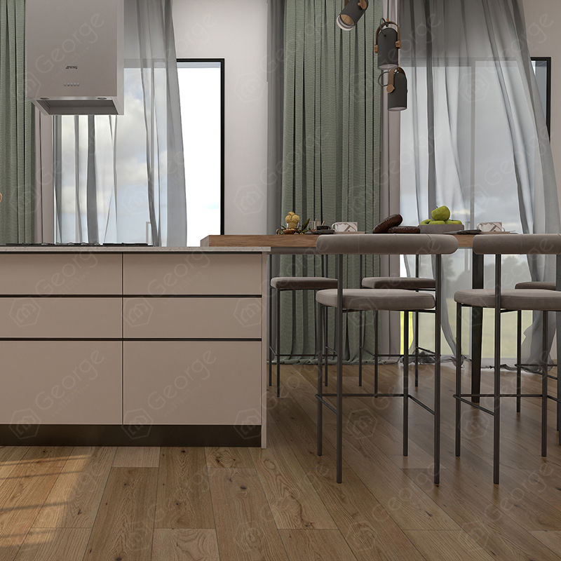 High-End Modern Kitchen Cabinets with Countertops Storage Kitchenware & Sink Faucet Hinge Drawer Basket-Acrylic Door Panel · image 4