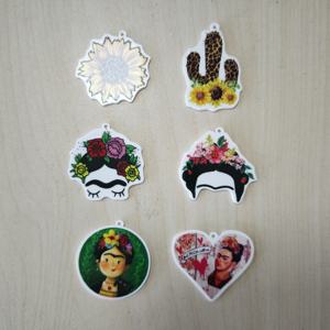 Adorno Plano de Resina con Diseño Mexicano para Niña, para Lazos para el Cabello, Llaveros, Insignias, Manualidades, Decoración de Fundas de Teléfono - Product Image 4