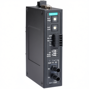 Convertidor de Fibra Óptica Moxa ICF-1150I, Conector SC, Dispositivo Ethernet Industrial - Product Image 2