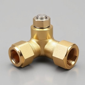 Accesorios neumáticos de latón a prueba de fugas Agarre de alta resistencia Control de flujo de aire suave para un uso industrial eficiente Silvergate - Product Image 1