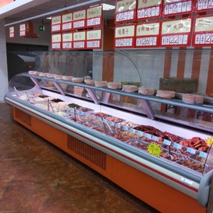 Tủ Lạnh Thương Mại Trưng Bày Thịt Tủ Lạnh Cửa Kính Tủ Lạnh Trưng Bày Tự Phục Vụ Tủ Đông Trưng Bày Thực Phẩm Nấu Chín - Product Image 2