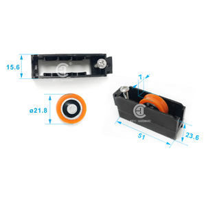 Rouleau de roue de fenêtre en plastique W-646 pour fenêtre et porte coulissantes à battant Hôtel Bureau Matériaux de construction sur le marché africain - Product Image 5