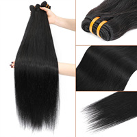 Productos de Peluquería SDD Real Hair, en Color Negro. El modelo STW 1B presenta cabello real que se puede rizar y peinar.