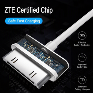 Câble de synchronisation et de charge USB JETech avec gaine tressée en nylon et matériau TPE pour <span class=keywords><strong>iPhone</strong></span> <span class=keywords><strong>3G</strong></span>/4/4s/iPad 1/2/3 (3,3 pieds, blanc) - Product Image 6