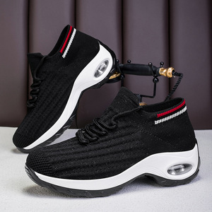 Zapatos Deportivos para Mujer, Ligeros, Resistentes a Impactos, Cómodos, Transpirables, con Parte Superior de Textil, Forro de Malla, Diseño Slip-On, Entresuela de PU, para Caminar - Product Image 6