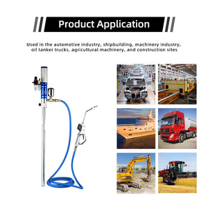 Bomba de Óleo Pneumática Automática 3:1 5:1 para Barris com Bico e Mangueira - Product Image 3