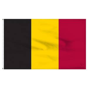Bandera de Bélgica de Poliéster 100D, 90x150cm, Impermeable, Impresión Digital, 4 Filas de Costura - Product Image 1