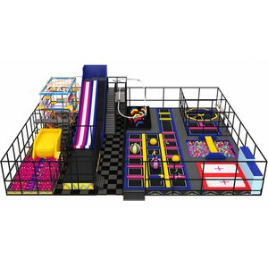 Aire de jeux commerciale pour enfants, équipement de terrain de jeux intérieur pour centre commercial avec parc de trampolines pour maisonnette de jeu pour tout-petits - Product Image 6