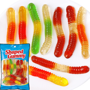 Fabricante Vende al por Mayor Variedad <span class=keywords><strong>de</strong></span> Gomitas <span class=keywords><strong>de</strong></span> Frutas Surtidas, Gomitas <span class=keywords><strong>de</strong></span> Sabor Agridulce, Gomitas <span class=keywords><strong>de</strong></span> Gusano, Dulces Halal Certificados - Product Image 1