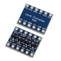 5PCS Módulo convertidor de nivel lógico de 2/4 canales, bidireccional, de 5V a 3.3V