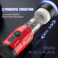 Godet Masturbateur Électrique 3-en-1 : 5 Modes de Fonctionnement Télescopique, 5 Modes de Rotation et 5 Modes de Vibration