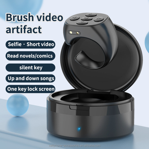 TIKTOK-Mando a distancia con Bluetooth para selfies, dispositivo Android Mini, con anillo de desplazamiento inalámbrico, obturador remoto, anillo inteligente a la moda - Product Image 2
