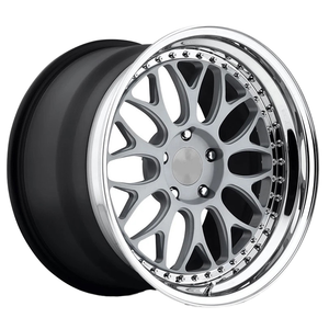 ล้อแม็กแบบจานลึกโครเมี่ยม3ชิ้นล้อแม็กแบบขึ้นรูปโครเมี่ยม M4 M3รถปลอมแปลงขนาด18-23นิ้วทำจากอะลูมิเนียม120 5X112 5X - Product Image 1