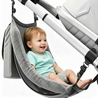 Siège hamac pour tout-petit à fixer au poussette, double siège pour poussette double, siège hamac double pour poussette, 2 places pour jumeaux