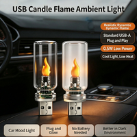 Lumière d'ambiance dynamique à LED RGB HOUYI avec prise USB 5V pour éclairage nocturne et ambiance maison/voiture, compatible avec toutes les voitures