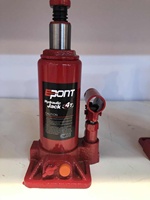 Gato hidráulico tipo botella para elevación de coches, 4 toneladas, con certificación CE y GS, apto para soldadura, con estuche de transporte.