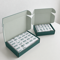 Boîtes d'expédition personnalisées sans plastique, boîtes d'expédition express biodégradables, boîtes en papier colorées pour l'emballage de sous-vêtements, logo