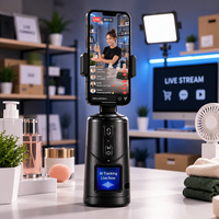 Gimbal Tripod Profesional untuk Ponsel dengan Pelacakan Wajah untuk Pemotretan Studio dan Luar Ruangan Model-24