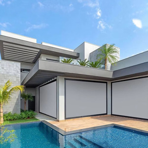 Tende a Rullo Motorizzate Oversize per Esterni con Zip, Schermi Retrattili per Ombreggiatura - Product Image 4