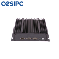 PC industrial integrada 9-36V Box Pc para barco marino al aire libre caja Industrial PC