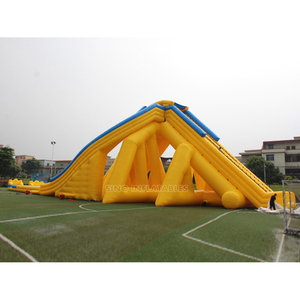 <span class=keywords><strong>3</strong></span> 개의 차선 10m 긴 미끄러짐을 가진 성인을 위한 높은 거대한 팽창식 하마 물 미끄럼 및 Sino Inflatables 공장에서 끝에 활주 - Product Image 6