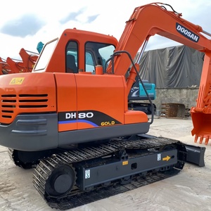 Used Original Doosan Dx80 Excavator Crawler Hydraulic DH55 Dx60 Dx80 Mini Excavator Secondhand <b>Construction</b> <b>Engineering</b> <b>Machine</b> - Product Image 3