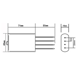 Capteur de sol intégré LoRa/LoRaWAN 8 en 1 avec mesure de la température et de l'humidité Sortie RS485/SDI-12 5-24V DC - Product Image 4