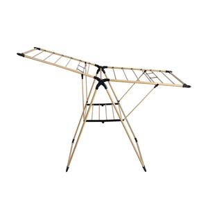 Séchoir à linge multifonctionnel personnalisable, pliable, type aile, vertical, pour la maison et le balcon - Product Image 1