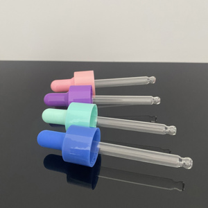 Flacon en verre carré de 30ml à épaulement arrondi Pointe en caoutchouc compte-gouttes pour bouteilles de liquide d'essence d'huile essentielle Diffuseur de givre - Product Image 6