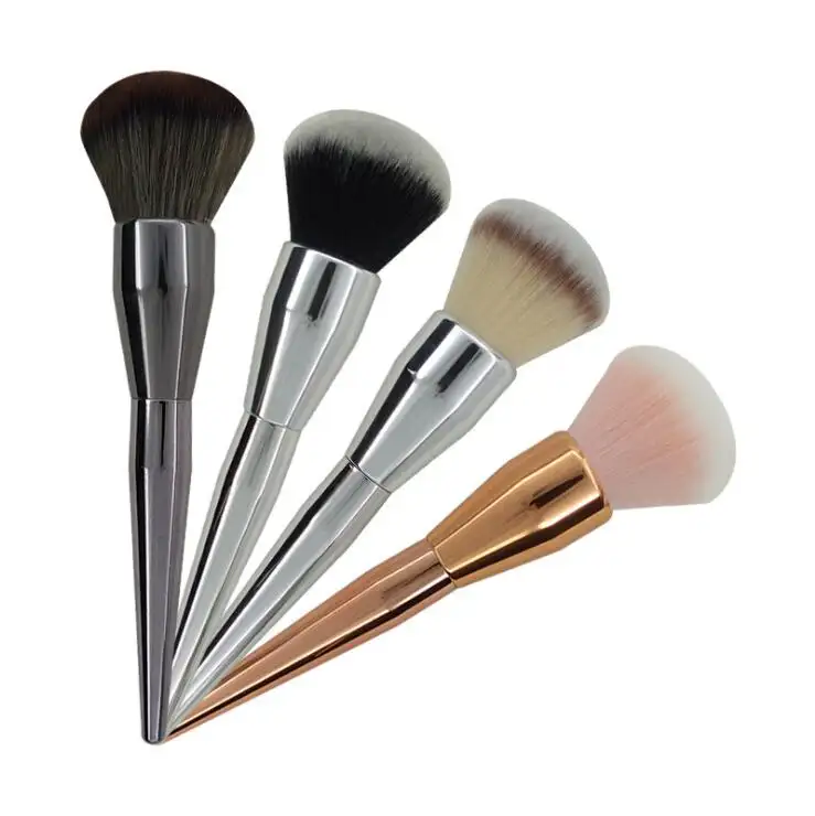 Kostenloser Versand Fabrik Großhandels preis einzelne große Puder Foundation Pinsel versand kostenfrei profession elle Make-up Pinsel