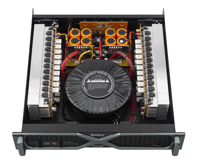 Dragonstage Professional Audio Power Amplifier 2U 2 Channel Tube Amplifier Class H Power Amplifier
