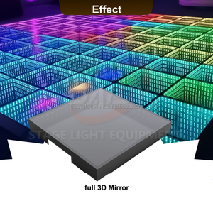 <span class=keywords><strong>Led</strong></span> 3D Infinity gương video sân khấu 20 Wát trắng chiếu sáng DMX512 Glass Magnetic 3D sàn nhảy cho đám cưới ngoài trời tiệc - Product Image 5
