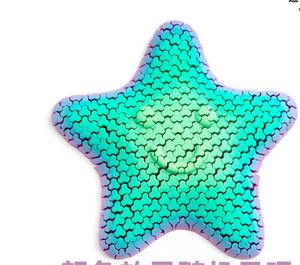 Vashine 3D Printed Colorful Starfish Friendly Material Collectible Children 3d Printed <b>Action</b> <b>Figure</b> Starfish Decoration Toy - Product Image 3