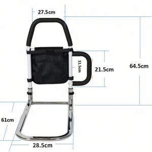 Barra de Seguridad Ajustable para Cama, Barandilla Plegable con Bolsa Organizadora de 3 Compartimentos para Adultos, Personas Mayores y Ancianos - Product Image 2