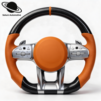 Volant sport en fibre de carbone pour Mercedes-Benz Classe C GLC GLE GLS W204 W205 W211 W213 W212 W222 EQA E550 G63 C63 AMG GT