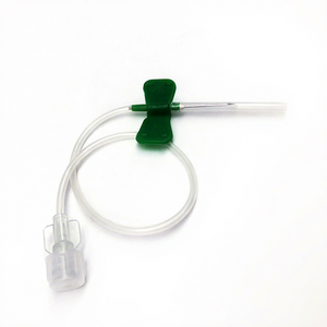 Agujas de Mariposa Desechables para Uso Médico con Conexión Luer Slip Lock, Diferentes Tamaños, Codificadas por Color, 21g 23g, Sets para Venas del Cuero Cabelludo, Cuidado Veterinario - Product Image 5