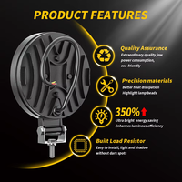 Projecteur de travail LED DXZ Factory 3 pouces carré étanche certifié CE 9V-80V, feu antibrouillard, feu de conduite, projecteur clignotant rouge et bleu, éclairage automobile
