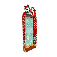 Étagère d'affichage en carton ondulé pour magasin de détail, avec crochets, pour jouets personnalisés, Power Wing, Pegboard