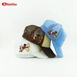 Breathable Custom Embroidery Mesh Trucker Cap Casual Summer Hat for Men for Four Seasons OEM Service Opp Bag Packing