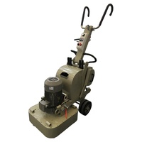 Polisseuse à béton manuelle 220V, meuleuse à sol époxy avec moteur à 4 têtes, machine à poncer les sols