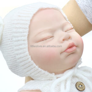 Muñeco Bebé <span class=keywords><strong>Reborn</strong></span> de Silicona Sólida de 20 Pulgadas, Suave, para Dormir, con Venas Visibles, <span class=keywords><strong>Sin</strong></span> Cabello, Juguete DIY de Moda - Product Image 5