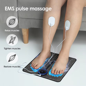Gesundheits produkte 8 Modi 19 Gänge Wiederauf lad bares elektrisches EMS-Fuß massage gerät - Product Image 6