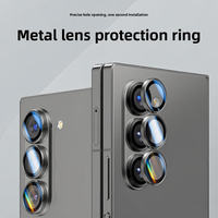 Protector de Lente de Cámara Hawk Eye para Samsung Galaxy Z Fold 8 Ultra Flip 7 S26FE S25 24 23 Ultra A37 A57, Anillo Protector y Película Protectora