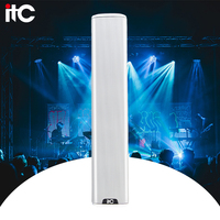 Altavoz de Columna Profesional Blanco de 100W con Sonido Envolvente y Audio de Alta Resolución para Salas de Conferencias