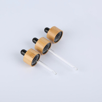 18mm 18-410 18/415 couvercle à vis en aluminium avec pipette en verre pour bouteille utilisation pipette en verre compte-gouttes huile essentielle bouchon de bouteille
