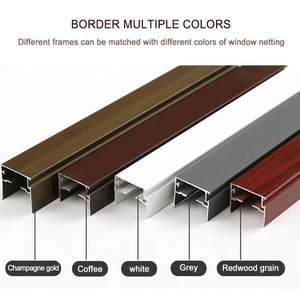 Puerta moderna <span class=keywords><strong>de</strong></span> <span class=keywords><strong>mosquitera</strong></span> retráctil antimosquitos con <span class=keywords><strong>marco</strong></span> <span class=keywords><strong>de</strong></span> aleación <span class=keywords><strong>de</strong></span> <span class=keywords><strong>aluminio</strong></span>, ventana <span class=keywords><strong>de</strong></span> pantalla plegable deslizante - Product Image 4