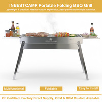 Grill de table en fonte pour barbecue, idéal pour la maison et le balcon, faible MOQ, vente chaude
