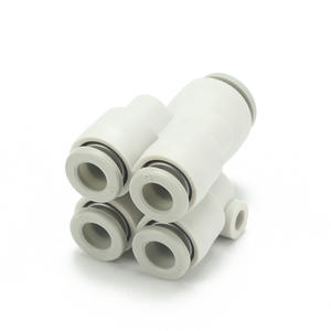 Accessoire pneumatique SMC KQ2UD04-06A/06-08A Connecteur cinq voies un entrée quatre sorties Type Y Réducteur de filetage externe Raccords Filtres - Product Image 3