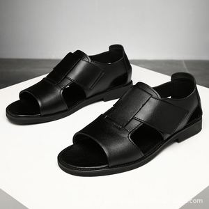 Chaussons pour hommes en tissu polaire réglables avec fermeture velcro, doux, antidérapants, respirants, chaussures plates décontractées, sandales à enfiler - Product Image 3